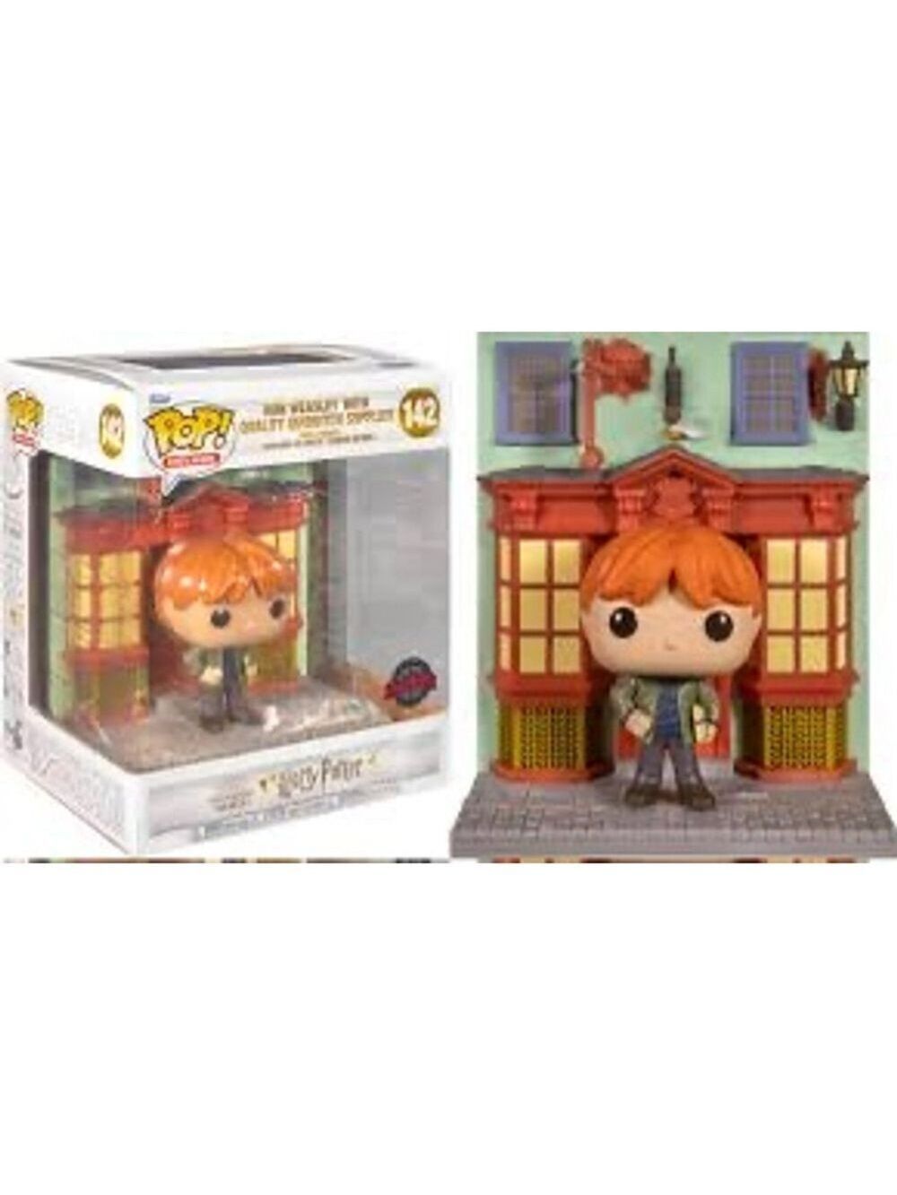 Funko Pop! Deluxe Harry Potter Ron Weasley with Quality Quidditch Supplies #142
